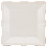 Lenox French Perle Bead 8.75" Square Accent Charger LNX6994